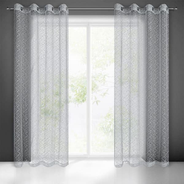 KLARGAVET GARDIN AMANDA 140 X 250 CM GRÅ