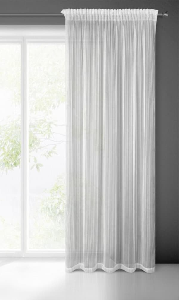 VALMIS VERHO NOELIA TEIPILLÄ 140 X 270 CM VALKOINEN