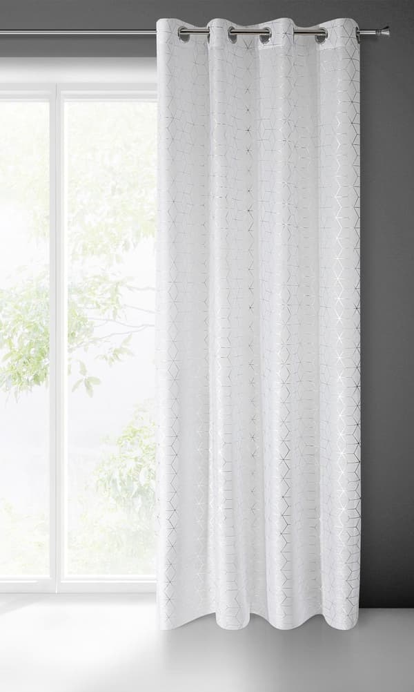 KLARGAVET SEYLAN GARDIN 140 X 250 CM HVID