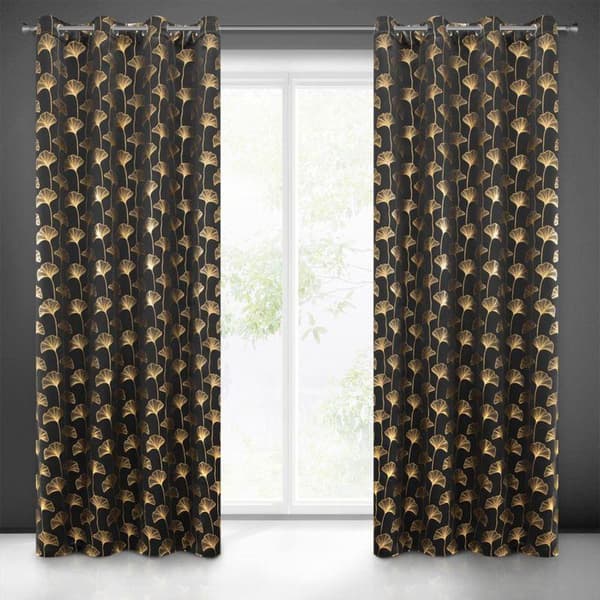 KLARGAVET GARDIN CLARA 135 X 250 CM SORT