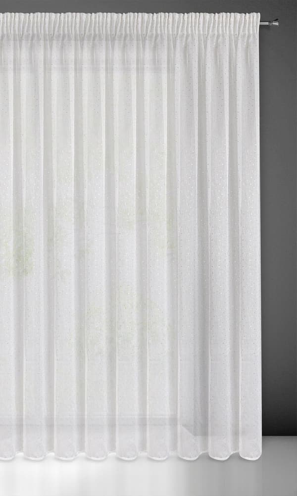 SIBEL FÄRDIG GARDIN PÅ TEJP 300 X 250 CM VIT