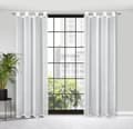 Miniatyrbillede 2 af 11: KLARGAVET GARDIN KELLY 140 X 250 CM HVID