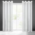 Miniatyrbillede 1 af 11: KLARGAVET GARDIN KELLY 140 X 250 CM HVID