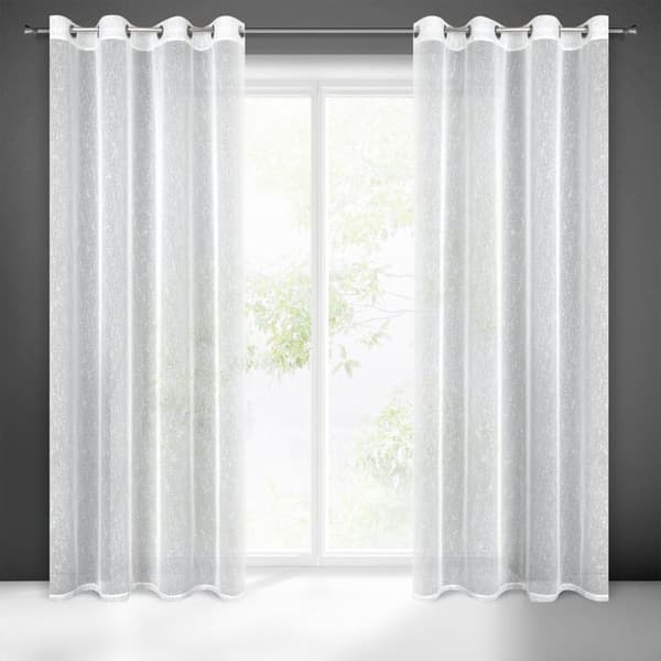 KLARGAVET GARDIN KELLY 140 X 250 CM HVID