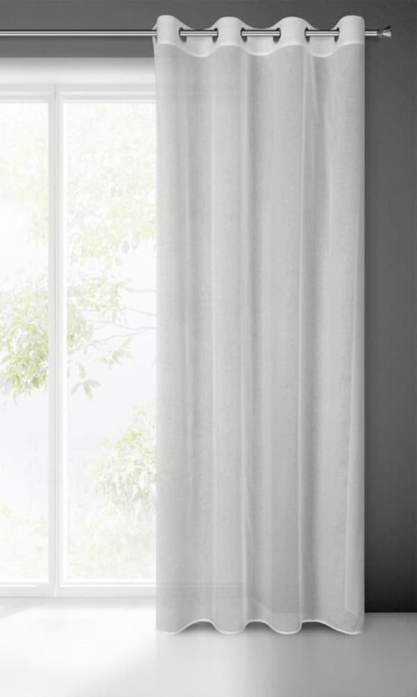 KLARGAVET GARDIN KEJTI 140 X 250 CM HVID
