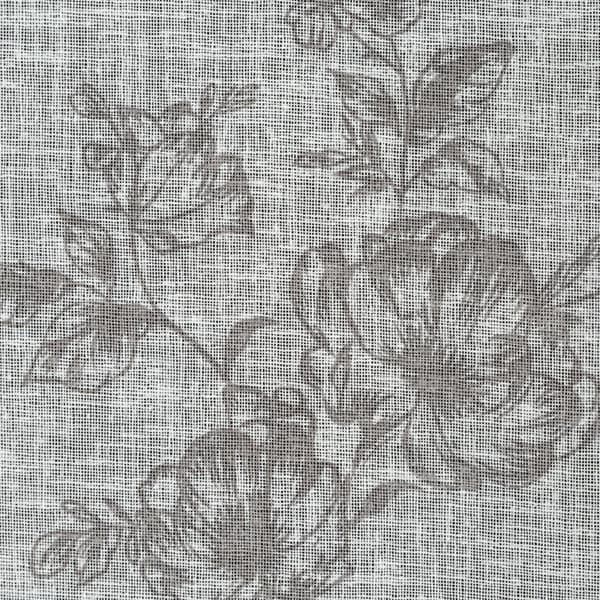 FÄRDIG WIKI-gardin PÅ TEJP 140 X 270 CM VIT