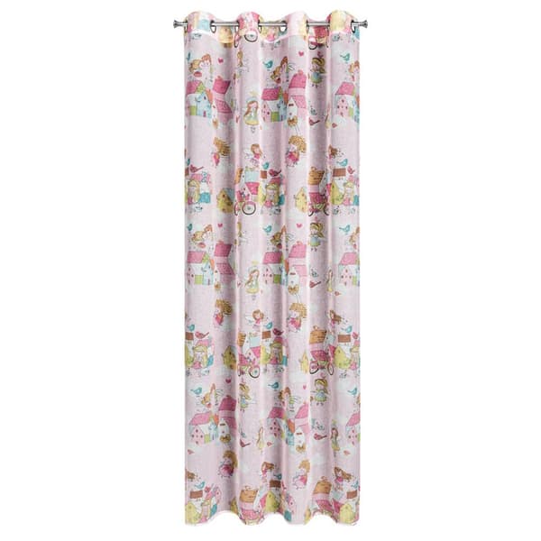 POLLYFÄRDIG GARDIN 140 X 250 CM ROSA