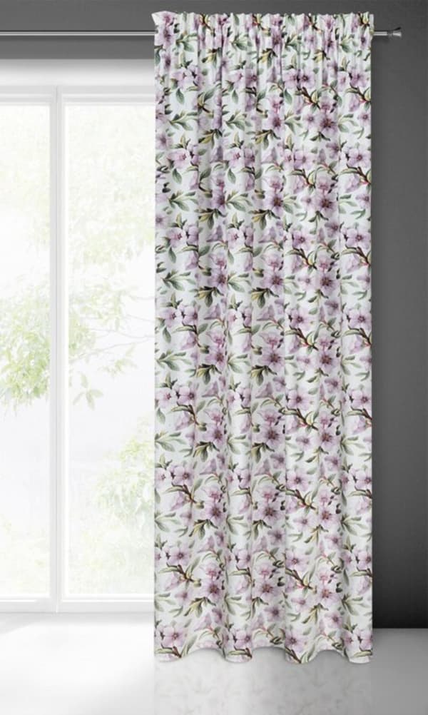 FÄRDIG ARLET-GARDIN PÅ TEJP 140 X 270 CM VIT