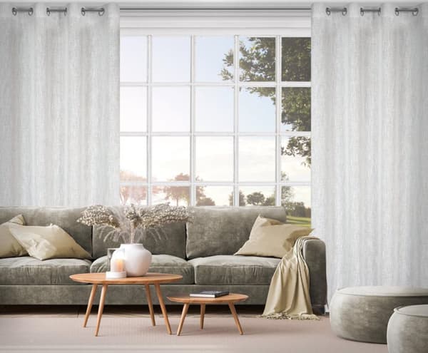 KLARGAVET GARDIN AGNES 140 X 250 CM GRÅ