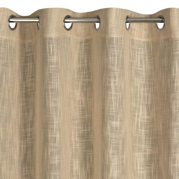 FÆRDIG LAVET GARDIN LIREN 140 X 250 CM BEIGE