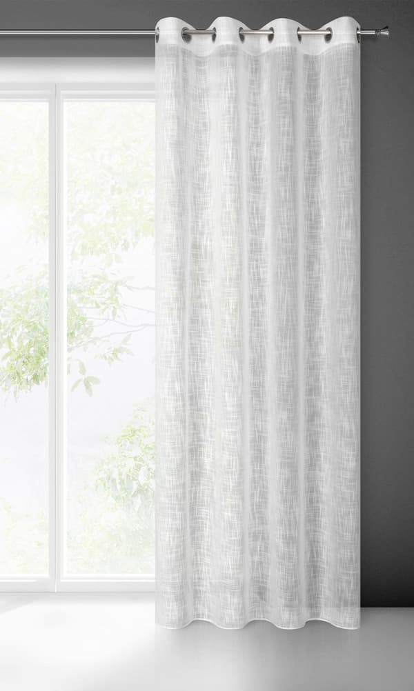 KLARGAVET GARDIN LIREN 140 X 250 CM HVID