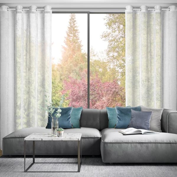 KLARGÅRET GARDIN NELI 140 X 250 CM HVID