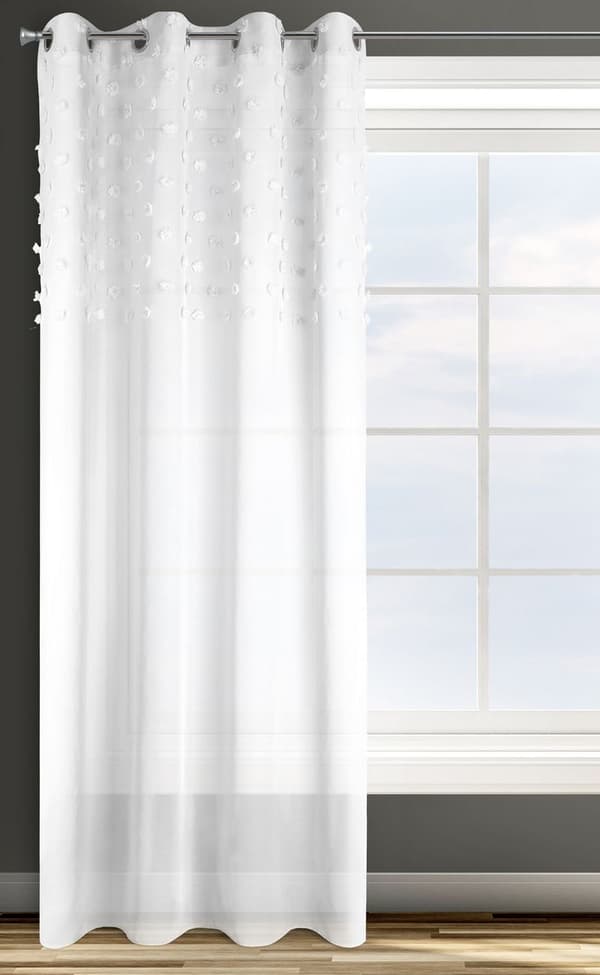 KLARGAVET GARDIN D91 STELLA 140 X 250 CM HVID