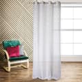 Miniatyrbillede 11 af 11: KLARGAVET GARDIN D91 STELLA 140 X 250 CM HVID