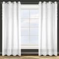 Miniatyrbillede 1 af 11: KLARGAVET GARDIN D91 STELLA 140 X 250 CM HVID
