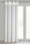 Miniatyrbillede 2 af 9: KLARGAVET GARDIN KIRA 1 140 X 250 CM HVID