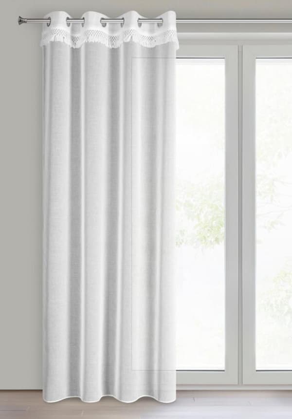 KLARGAVET GARDIN KIRA 1 140 X 250 CM HVID
