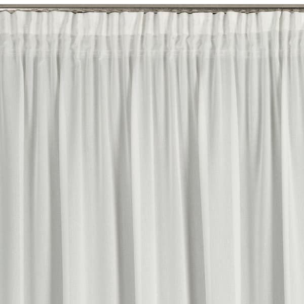 ROSSI KLARGAVET GARDIN PÅ TAPE 135 X 270 CM HVID