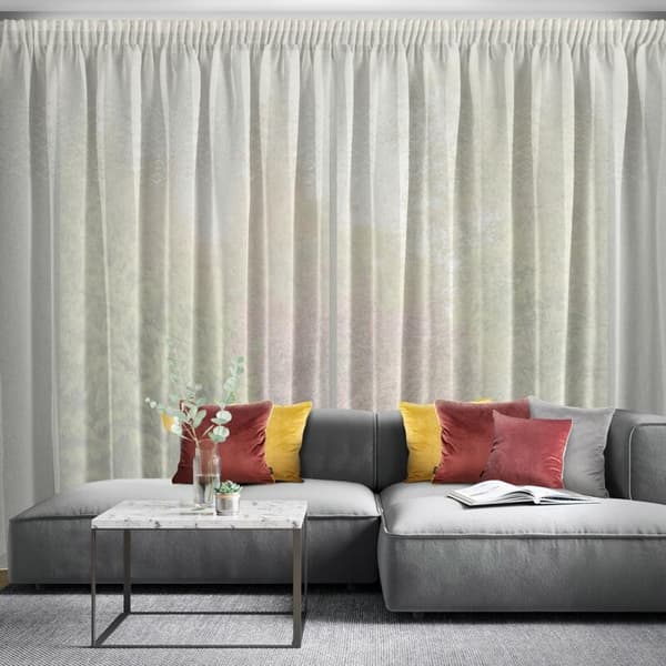 KLARGAVET GARDIN KLEO PÅ TAPE 345 X 260 CM HVID