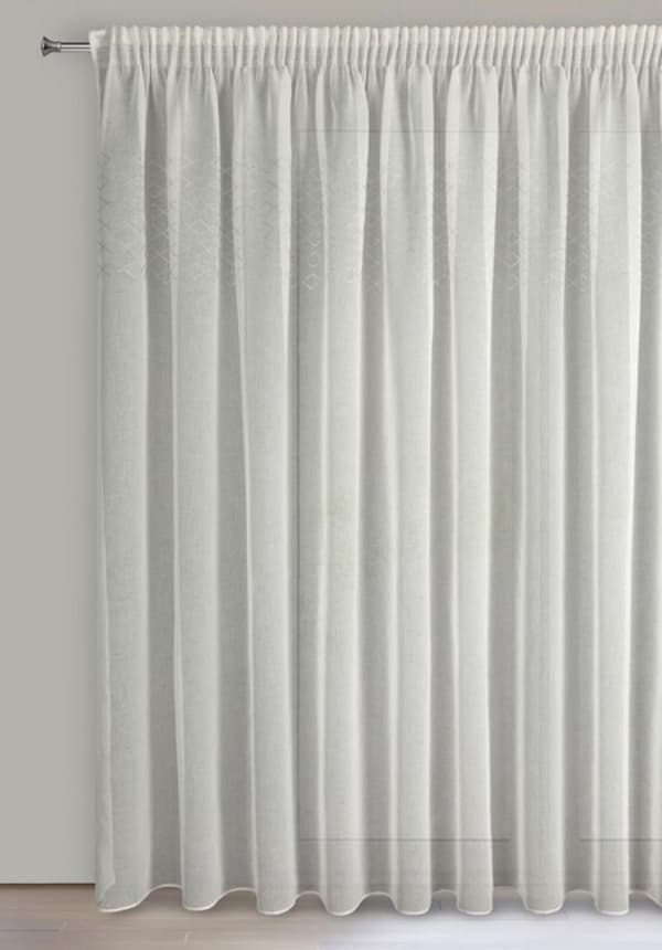 KLARGAVET GARDIN KLEO PÅ TAPE 345 X 260 CM HVID
