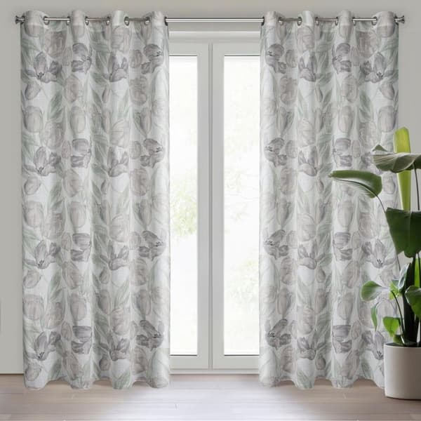 KLARGAVET GARDIN MILLIE 140 X 250 CM NATURLIG