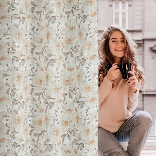KLARGAVET GARDIN AMARA 140 X 250 CM NATURLIG