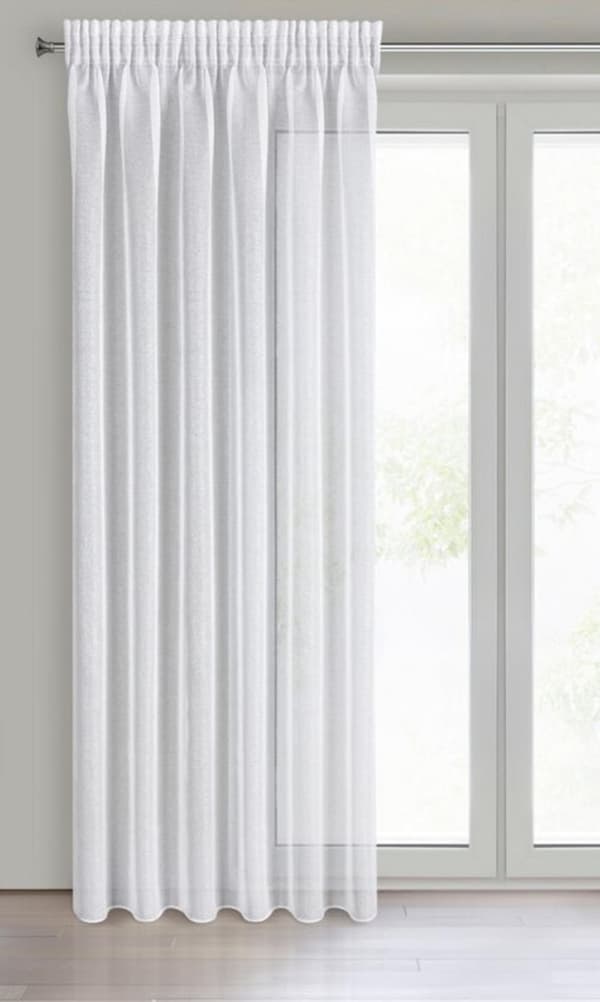 KLARGAVET LENA GARDIN PÅ TAPE 140 X 270 CM HVID