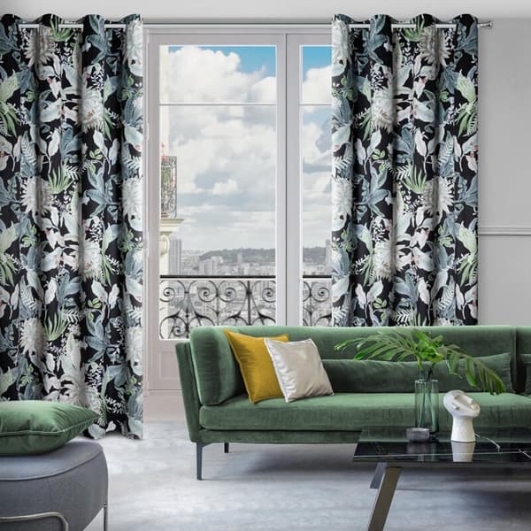KLARGAVET GARDIN SALLY 140 X 270 CM SORT
