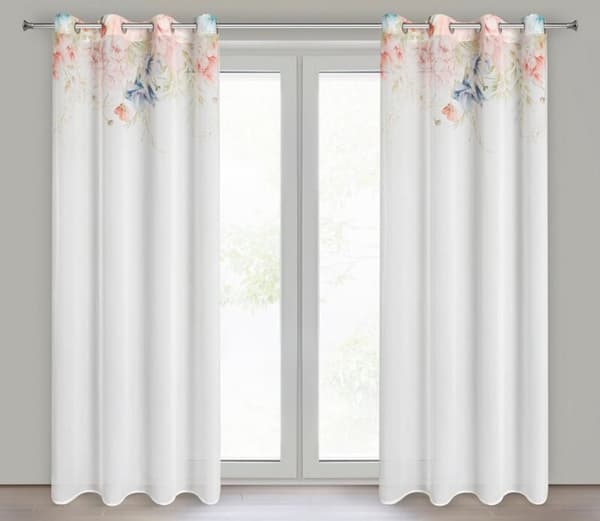 KLARGAVET GARDIN ARLENA 135 X 250 CM HVID