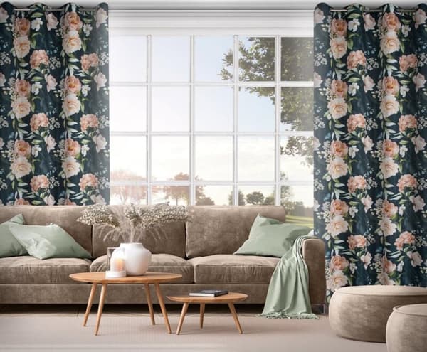 VALMIS VERHO SALMA 140 X 270 CM MUSTA