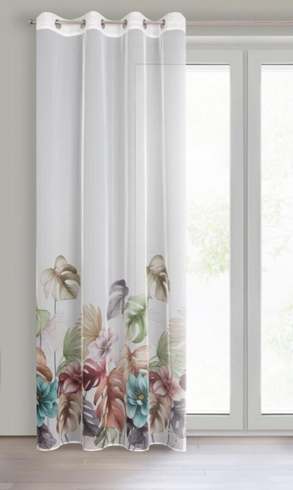 KLARGAVET GARDIN NIKOLA 140 X 250 CM HVID