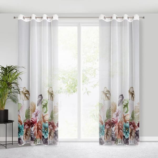 KLARGAVET GARDIN NIKOLA 140 X 250 CM HVID