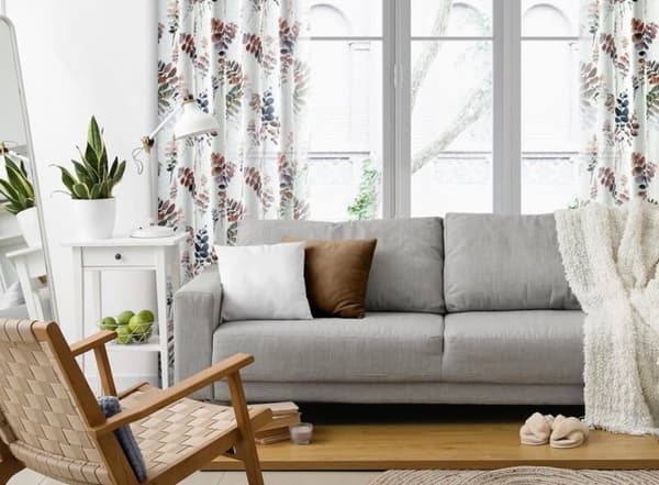 FÄRDIG MARINA-GARDIN PÅ TEJP 140 X 270 CM STÅL