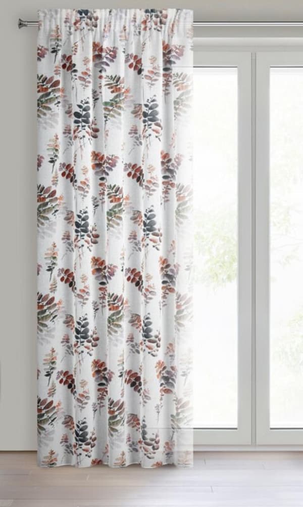 FÄRDIG MARINA-GARDIN PÅ TEJP 140 X 270 CM STÅL