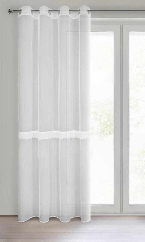 KLARGAVET GARDIN SOFI 140 X 260 CM HVID