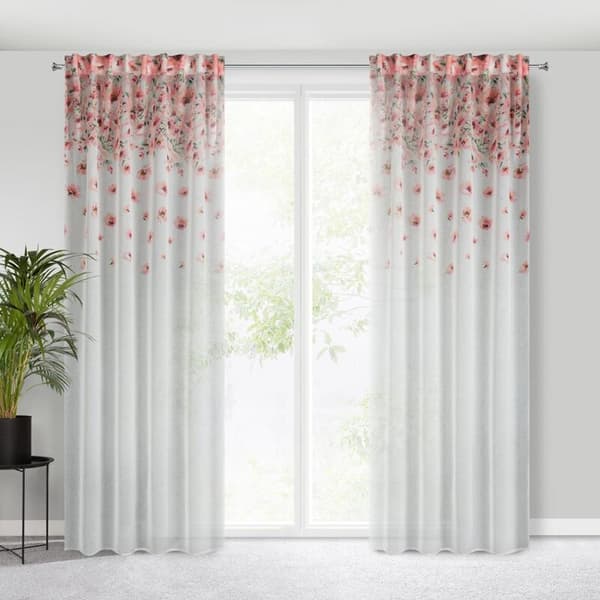 KLARGAVET GARDIN OLIWIA PÅ TAPE 140 X 270 CM HVID
