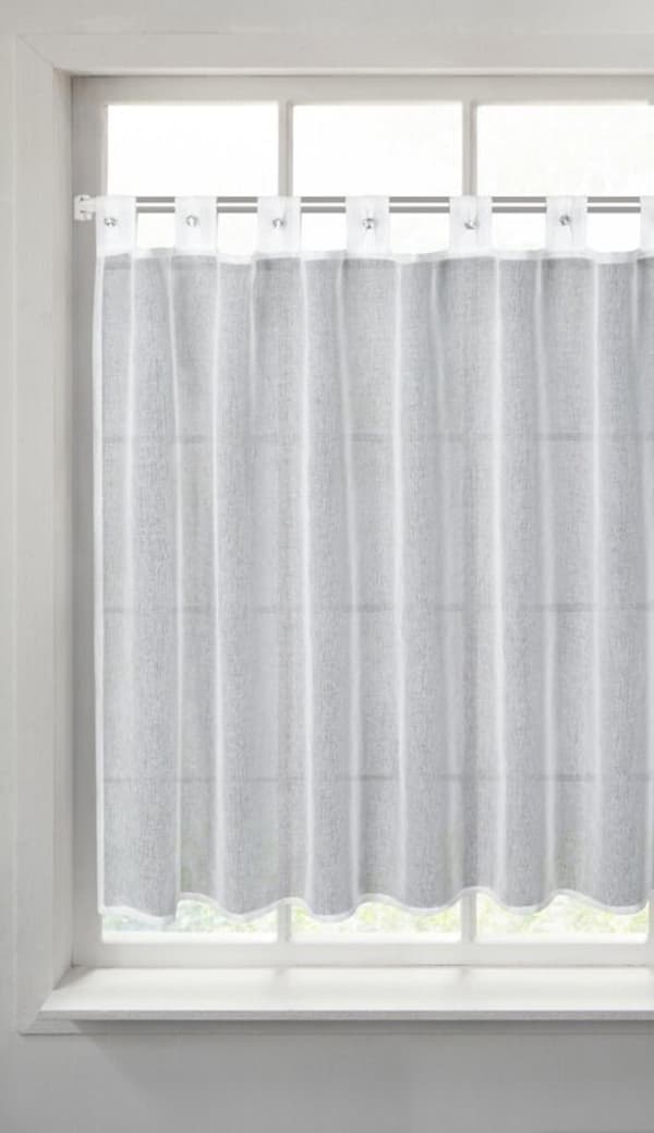 KLARGAVET SEVILLA GARDIN MED STROP 150 X 90 CM HVID
