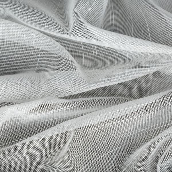 MONIC KLARGAVET GARDIN PÅ TAPE 140 X 270 CM HVID