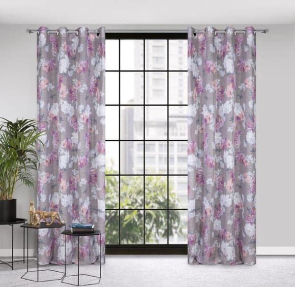 KLARGAVET SHERRYGARDIN 140 X 250 CM SØLV
