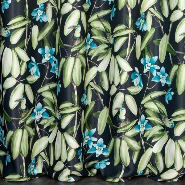 LONI KLARGAVET GARDIN 140 X 250 CM SORT