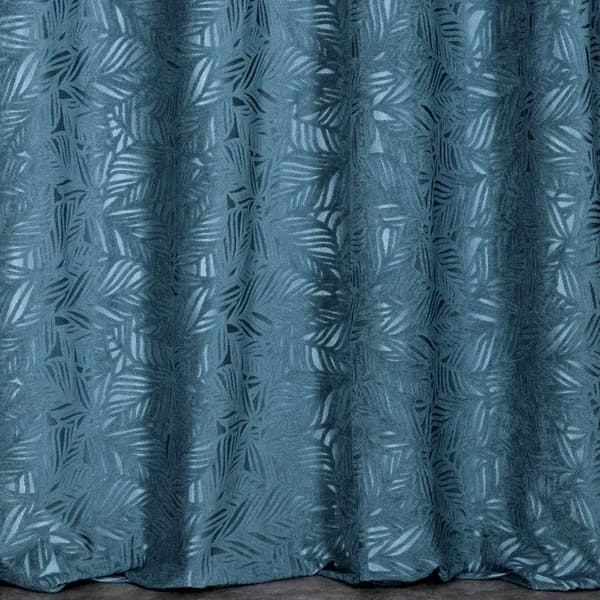 FÄRDIG Gjord gardin OCTAVIA 140 X 250 CM BLÅ