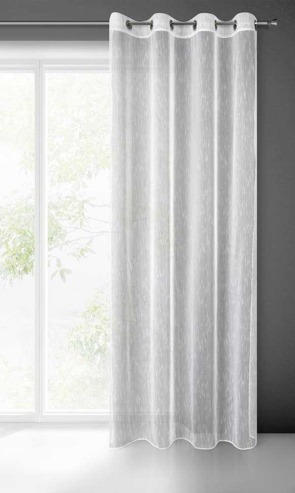 KLARGAVET GARDIN NESSI 140 X 250 CM HVID