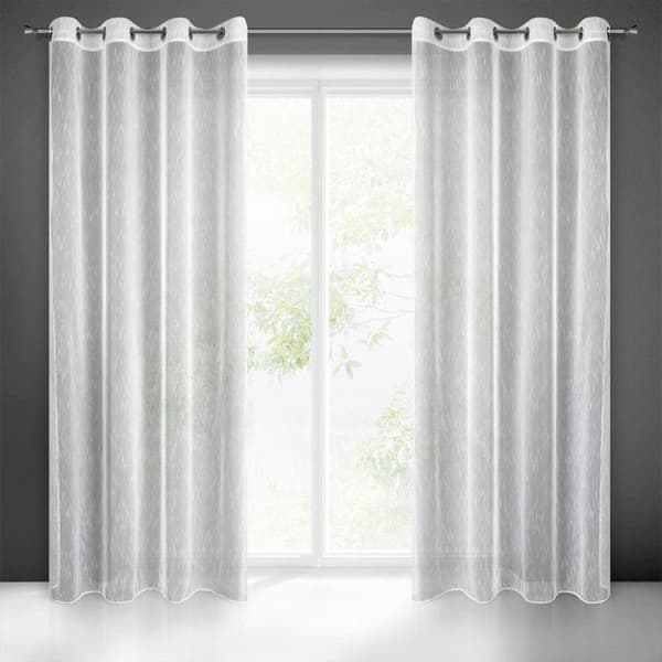 KLARGAVET GARDIN NESSI 140 X 250 CM HVID