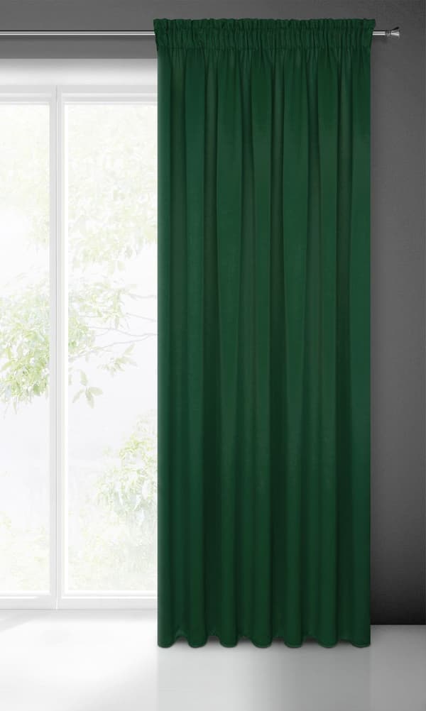 KLARGAVET LOGAN GARDIN PÅ TAPE 135 X 270 CM MØRKEGRØN