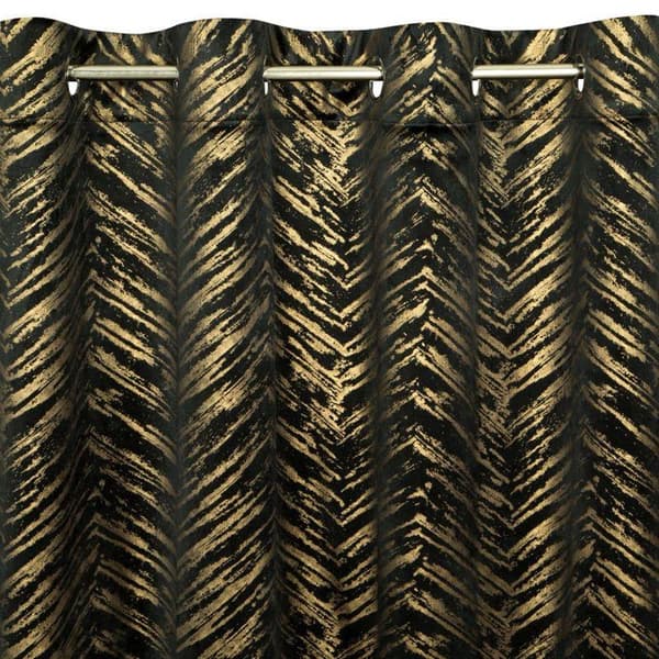 KLARGAVET GARDIN SARA 140 X 250 CM SORT