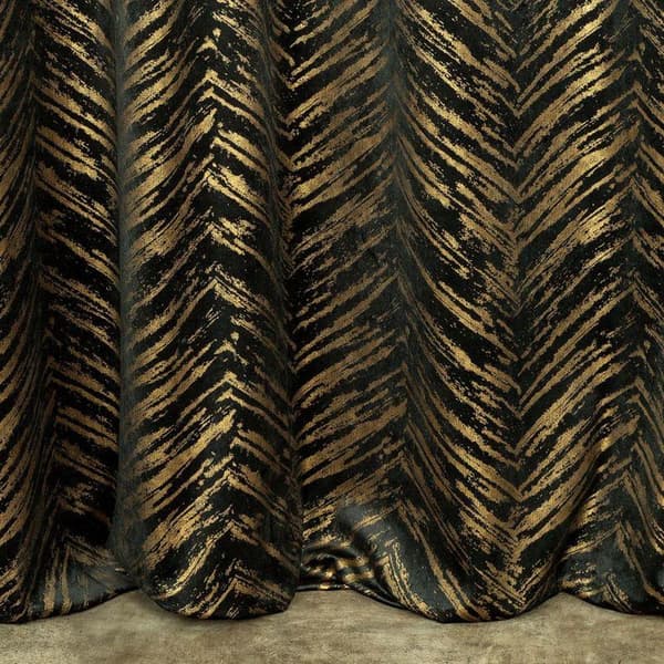 KLARGAVET GARDIN SARA 140 X 250 CM SORT