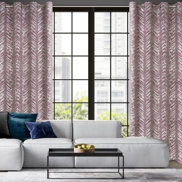 KLARGAVET GARDIN SARA 140 X 250 CM PULVER PINK