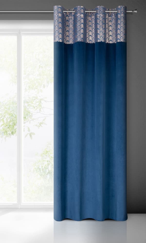 KLARGAVET GARDIN ELEN 140 X 250 CM MARINEBLÅT