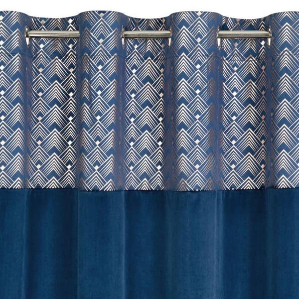 KLARGAVET GARDIN ELEN 140 X 250 CM MARINEBLÅT