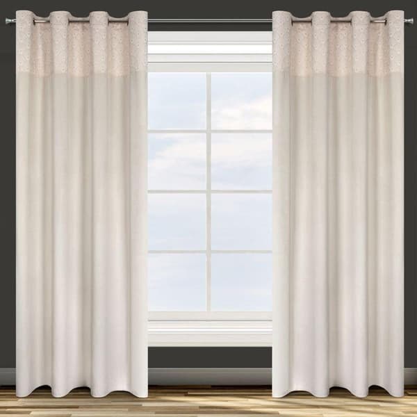 KLARGAVET GARDIN D91 AGNES 140 X 250 CM CREME